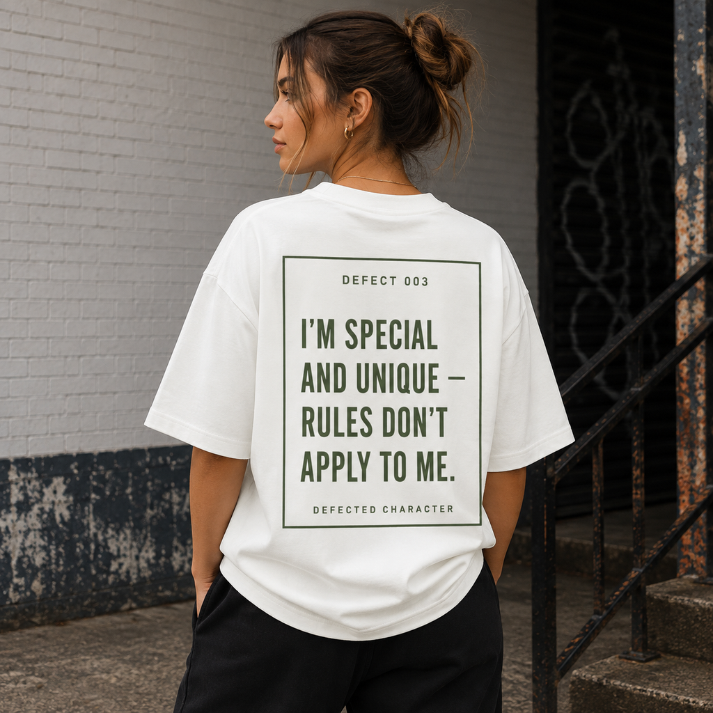 Defect 003 Unisex Heavyweight Oversized T-Shirt