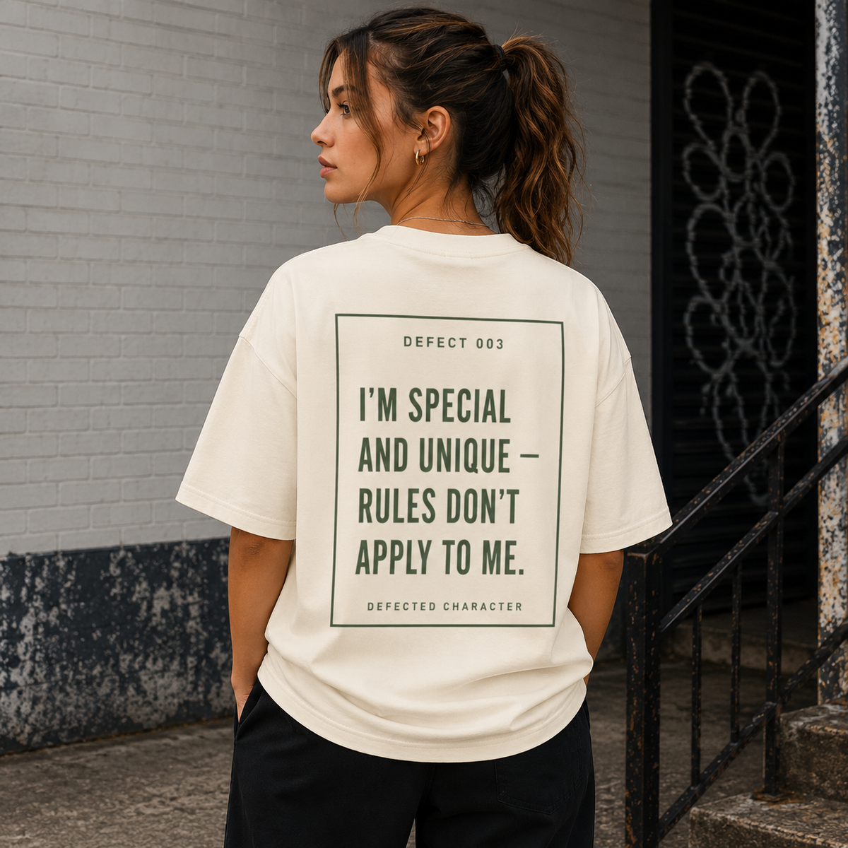 Defect 003 Unisex Heavyweight Oversized T-Shirt